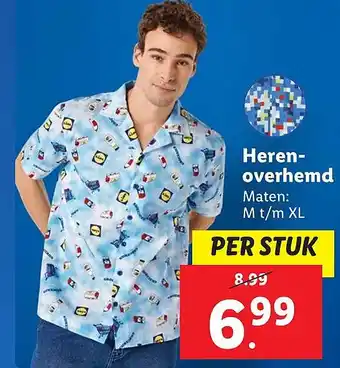 Lidl Heren overhemd aanbieding