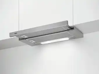 Bol.com AEG DPB5652M Semi-inbouw (uittrekbaar) Grijs 537 m³/uur A aanbieding