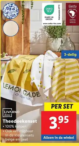 Lidl Theedoekenset aanbieding