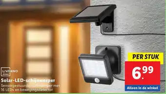 Lidl Solar LED schijnwerper aanbieding