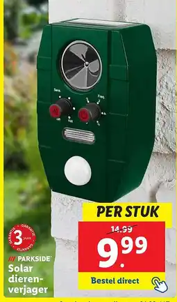 Lidl Solar dieren verjager aanbieding