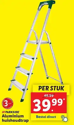 Lidl Aluminium huishoudtrap aanbieding
