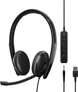 Bol.com Headphones with Microphone Epos 165 Black aanbieding