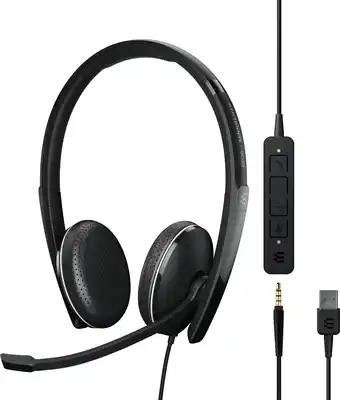Bol.com Headphones with Microphone Epos 165 Black aanbieding
