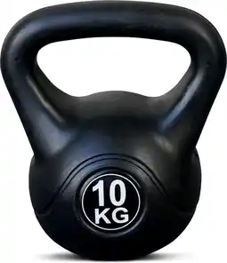 Bol.com Kettlebell 10 kg voor binnen en buiten Zwart aanbieding