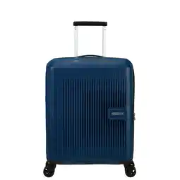Amazon American Tourister Aerostep - Spinner S, uitbreidbare handbagage, 55 cm, 36/40 L, marineblauw aanbieding