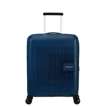 Amazon American Tourister Aerostep - Spinner S, uitbreidbare handbagage, 55 cm, 36/40 L, marineblauw aanbieding