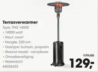 HANOS Terrasverwarmer aanbieding