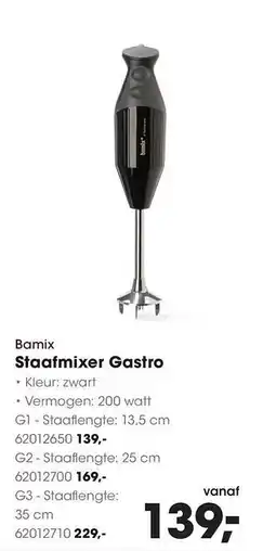 HANOS Bamix Staafmixer Gastro aanbieding