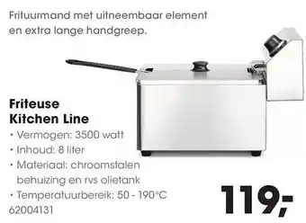 HANOS Friteuse Kitchen Line aanbieding