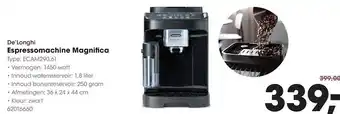 HANOS Espressomachine Magnifica aanbieding
