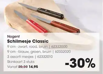 HANOS Nogent Schilmesje Classic aanbieding
