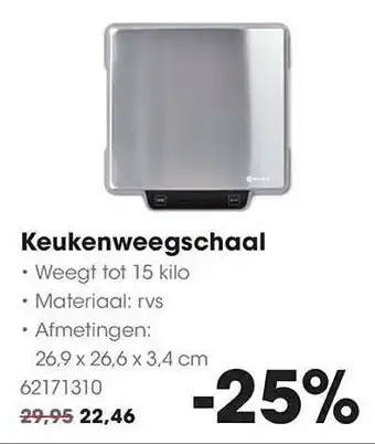 HANOS Keukenweegschaal aanbieding