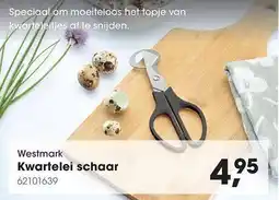 HANOS Westmark Kwartelei schaar aanbieding