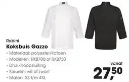HANOS Robini Koksbuis Gazzo aanbieding