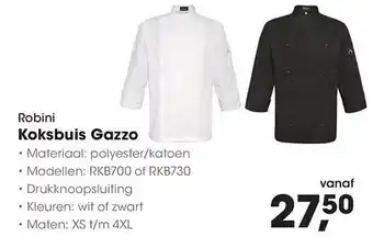 HANOS Robini Koksbuis Gazzo aanbieding