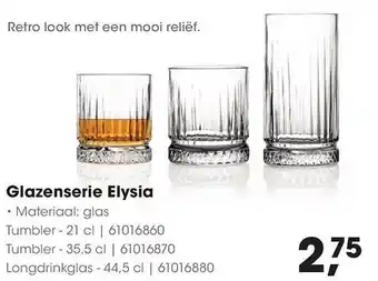 HANOS Glazenserie Elysia aanbieding