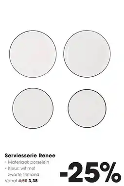 HANOS Serviesserie Renee aanbieding