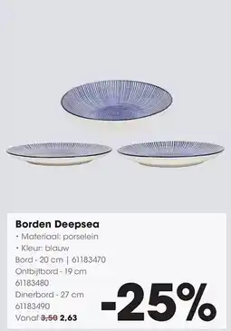 HANOS Borden Deepsea aanbieding
