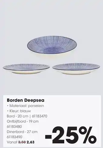 HANOS Borden Deepsea aanbieding