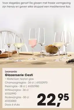 HANOS Leonardo Glazenserie Cesti aanbieding