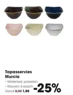 HANOS Tapasservies Murcia aanbieding