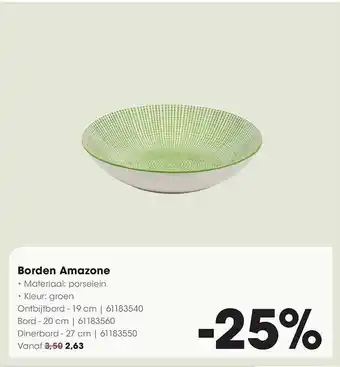 HANOS Borden Amazone aanbieding
