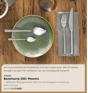 HANOS Amefa Bestekserie 2301 Phoenix aanbieding