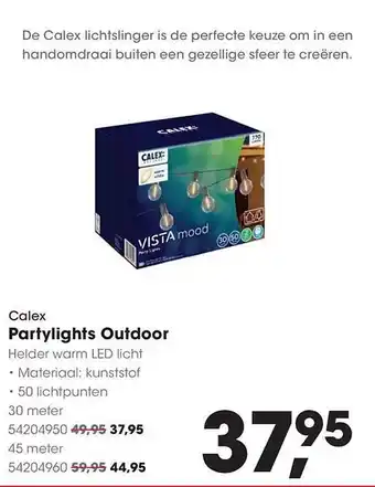 HANOS Calex Partylights Outdoor aanbieding