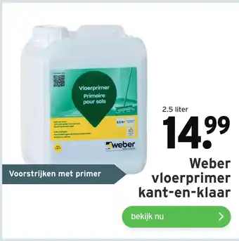 GAMMA Weber vloerprimer kant-en-klaar 2,5liter aanbieding