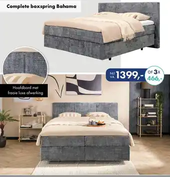 Woonsquare Complete boxspring Bahama aanbieding