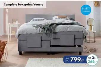 Woonsquare Complete boxspring Veneto aanbieding