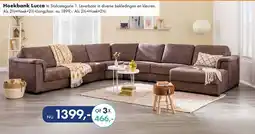 Woonsquare Hoekbank Lucca aanbieding