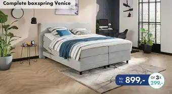 Woonsquare Complete boxspring Venice aanbieding