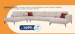 Woonsquare Hoekbank Riviera aanbieding