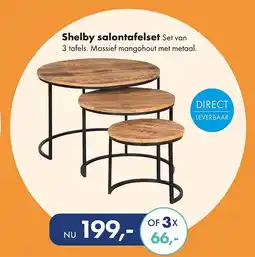 Woonsquare Shelby salontafelset Set van aanbieding