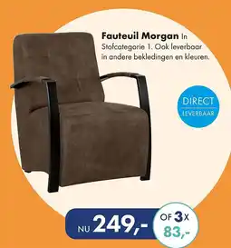 Woonsquare Fauteuil Morgan In Stofcategorie aanbieding