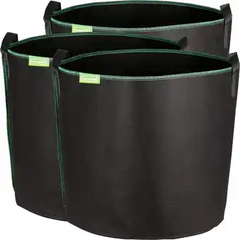 Amazon GardenMate 3x 60L Plantenzakken van vliesstoff Ø45.5cm Hoogte 40cm - GREENLINE aanbieding