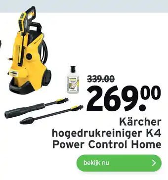 GAMMA Kärcher hogedrukreiniger K4 Power Control Home aanbieding