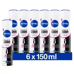 Plein.nl 6x Nivea Deodorant Spray Invisible aanbieding