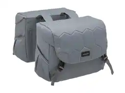 ANWB New Looxs Dubbele Fietstas Mondi Joy 38 Liter Grijs aanbieding