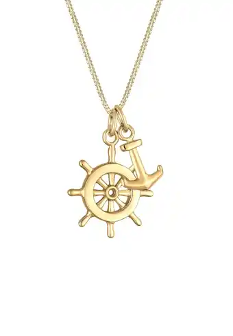 Douglas Elli Elli Halsketting dames anker stuurwiel symbool maritiem in 925 sterling zilver rose gold plated aanbieding