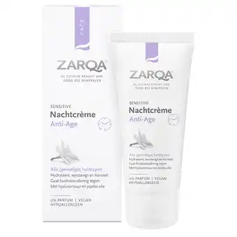 Holland & Barrett Zarqa Anti Age Nachtcrème - 50ml aanbieding