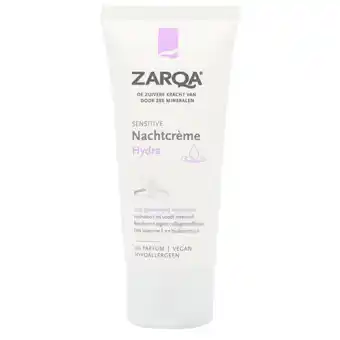Holland & Barrett Zarqa Nachtcrème Hydra - 50ml aanbieding