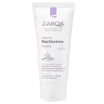 Holland & Barrett Zarqa Nachtcrème Hydra - 50ml aanbieding