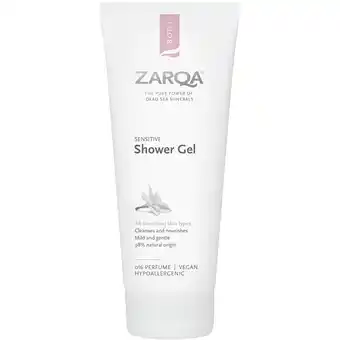 Holland & Barrett Zarqa Body Sensitive Shower Gel - 200ml aanbieding