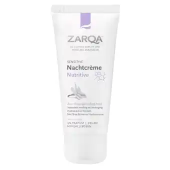 Holland & Barrett Zarqa Nachtcrème Nutritive - 50ml aanbieding