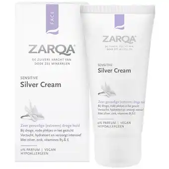 Holland & Barrett Zarqa Face Silver Cream - 30ml aanbieding