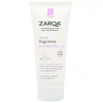 Holland & Barrett Zarqa Dagcrème Extra Dry Skin Plus Sensitive SPF15 - 50ml aanbieding