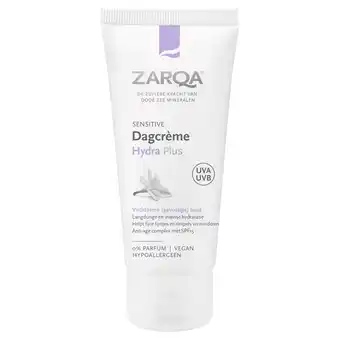 Holland & Barrett Zarqa Dagcrème Hydra Plus Sensitive SPF15 - 50ml aanbieding